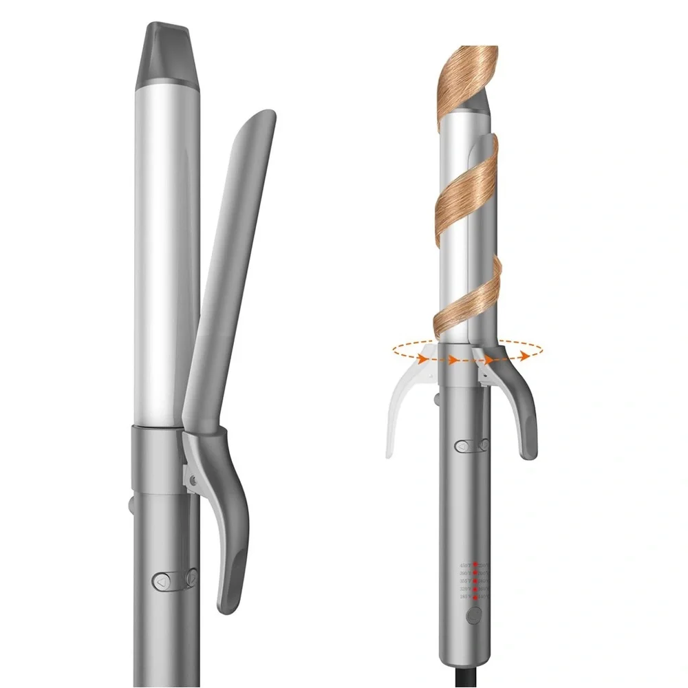Self Curling Hair Curler, Automatic Curling Iron, 5 Heat Settings Curling Wand